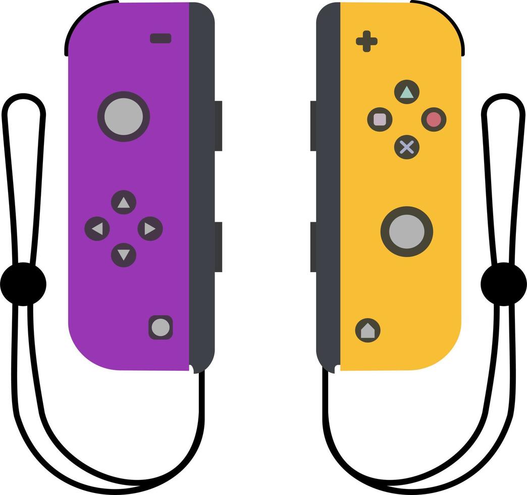 console game device. game controller vector