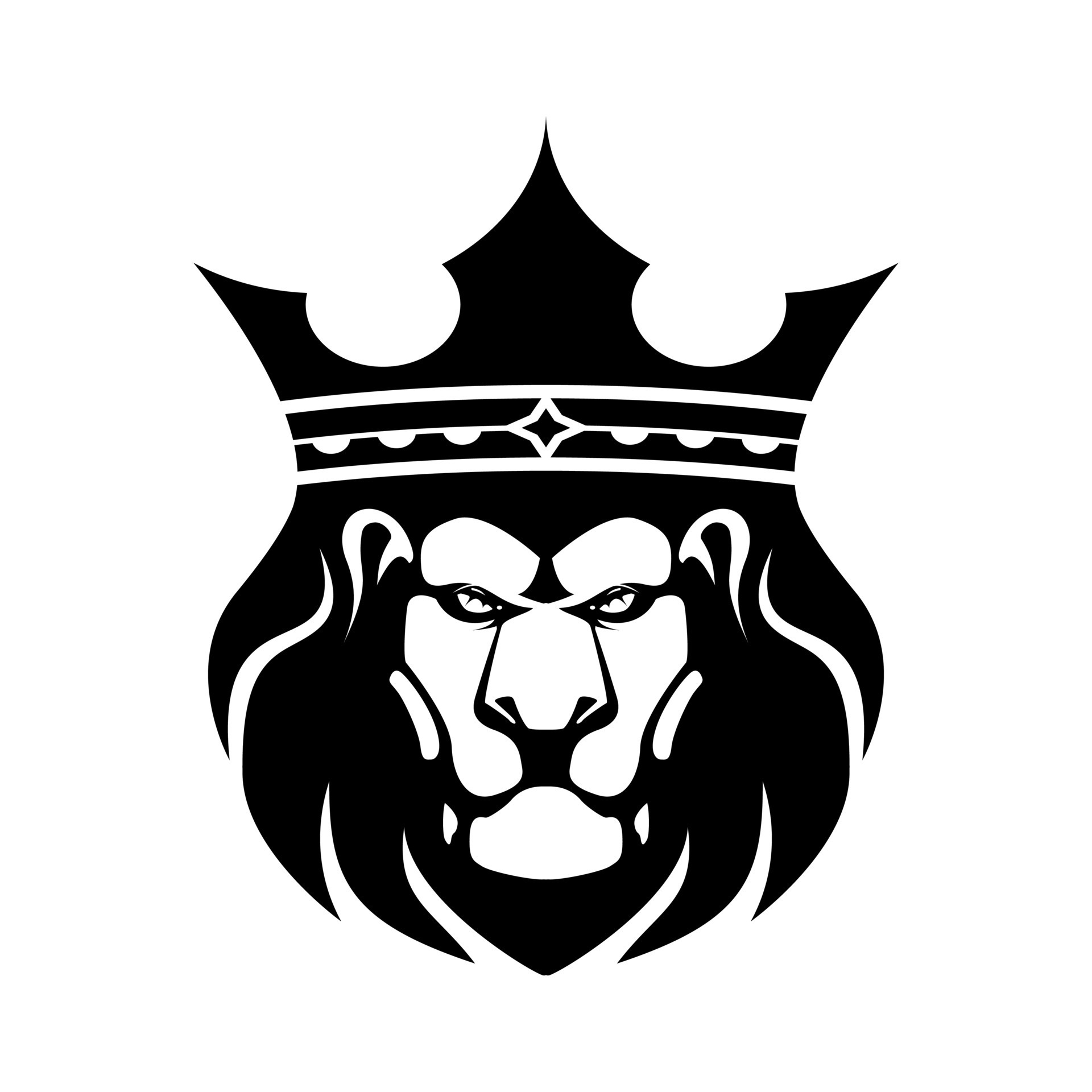Head Lion King Logo Illustration Vecktor 17216092 Vector Art at Vecteezy