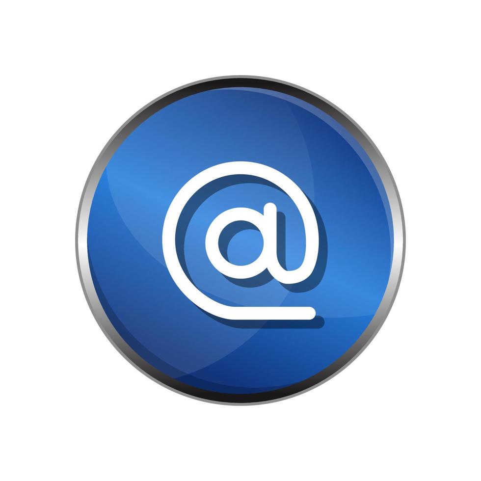 3D Mail icon illustration vecktor vector
