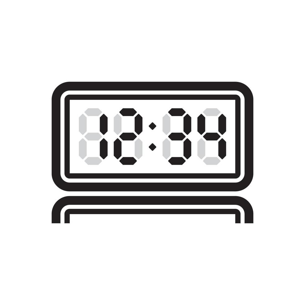 alarm clock icon vector