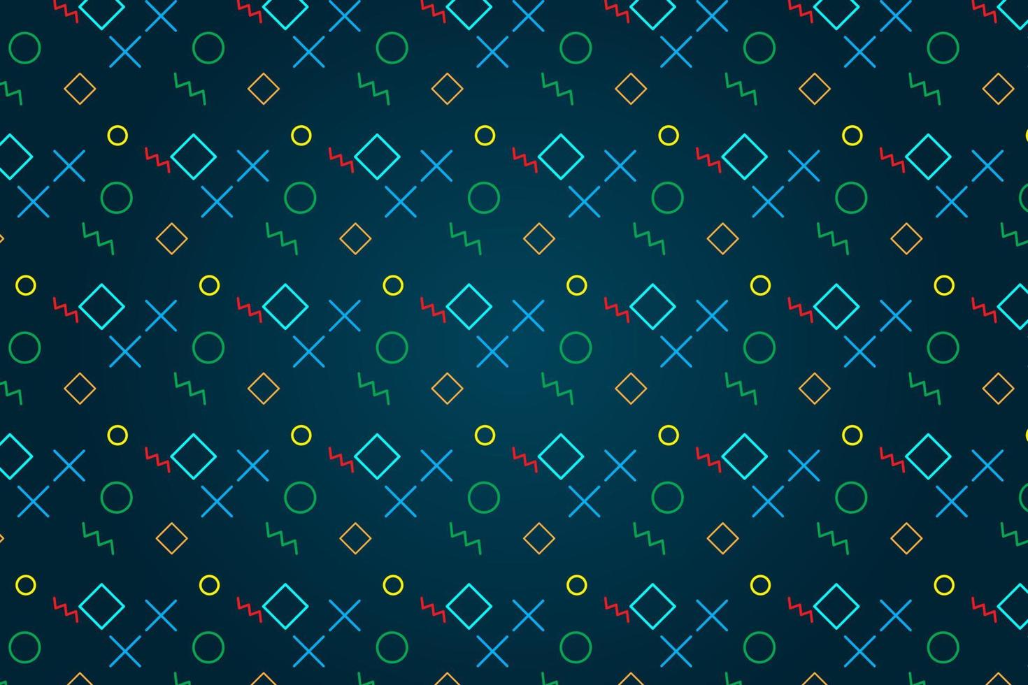 pattern with geometric elements in blue tones abstract pattern vector background for design