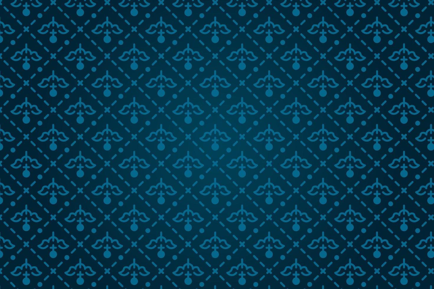 pattern with geometric elements in blue tones, abstract background, vector pattern for design