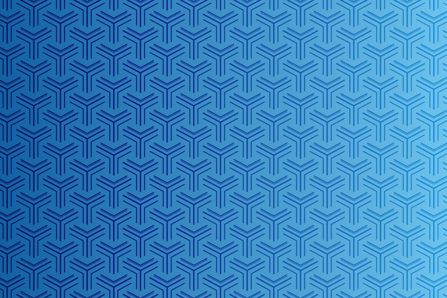 pattern with geometric elements in blue gradient tones, abstract background, vector pattern for design