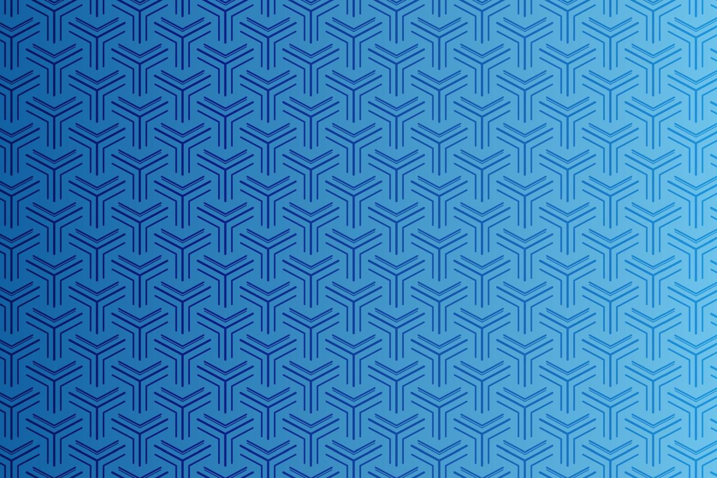 patrón con elementos geométricos en tonos degradados azules, fondo abstracto, patrón vectorial para el diseño vector