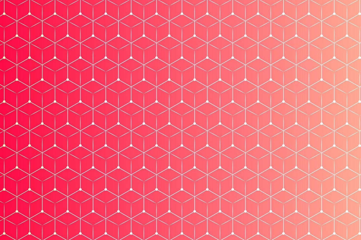 pattern with geometric elements in pink gradient tones, abstract background, vector pattern for design