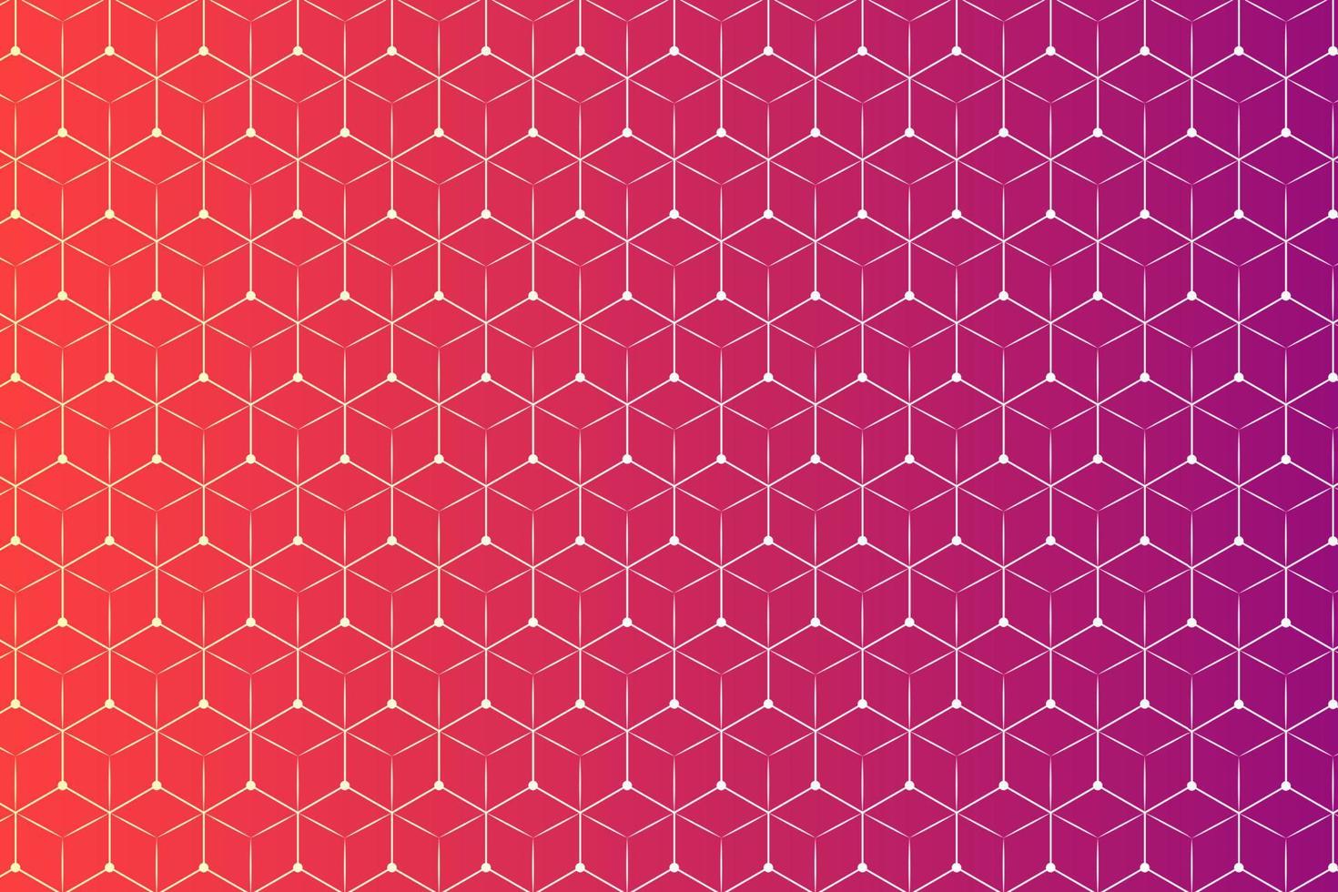 pattern with geometric elements, orange to pink gradient tones, abstract background, vector pattern for design