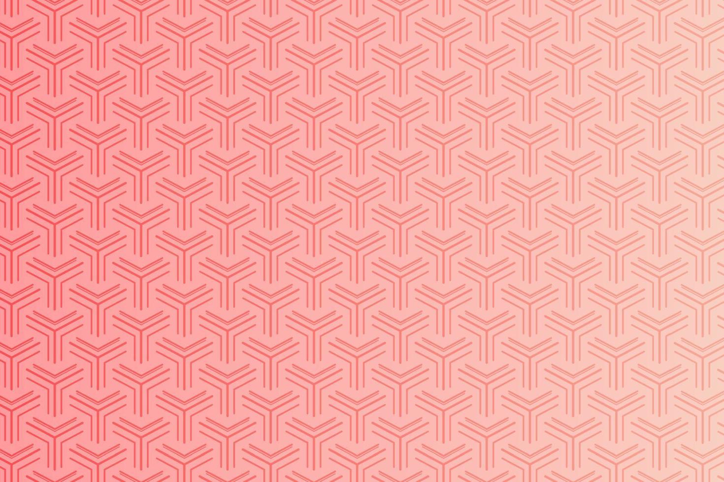 Pattern with geometric elements, pink rose gradient tones, abstract background, vector pattern for design