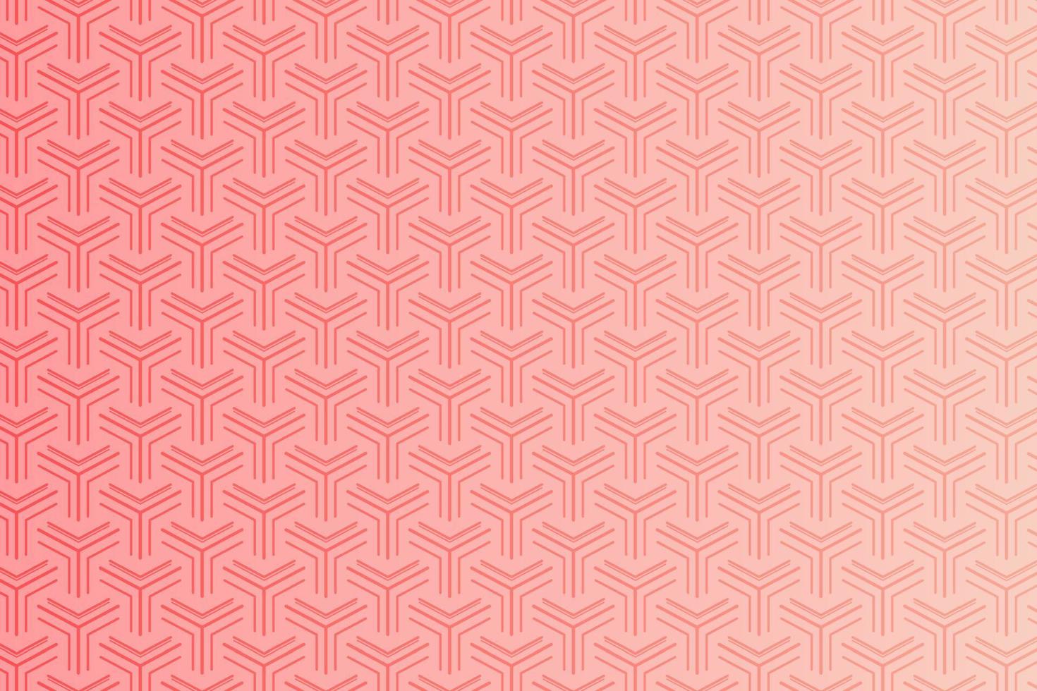 Pattern with geometric elements, pink rose gradient tones, abstract background, vector pattern for design