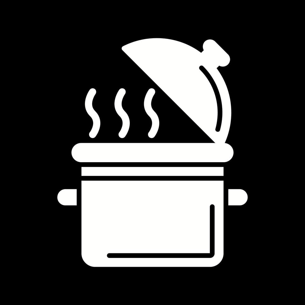 icono de vector de olla de cocina
