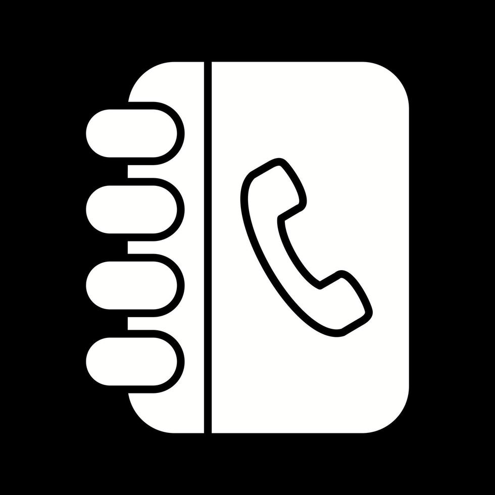 Contact Book Vector Icon