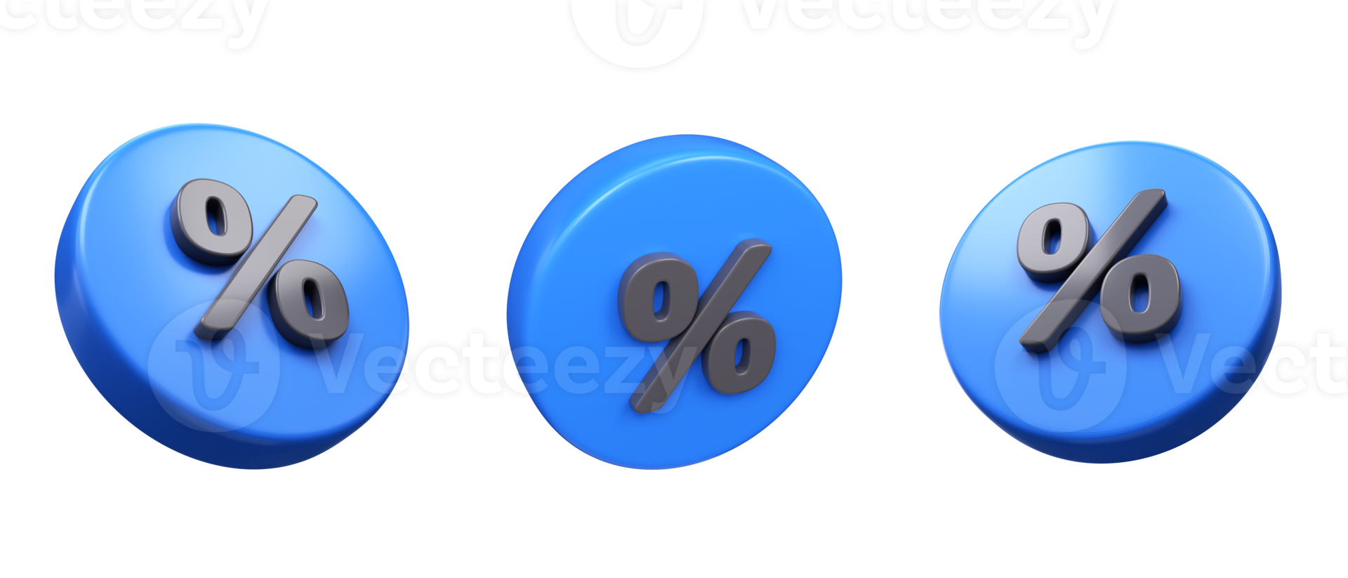 Percent sign Percentage, discount, sale, promotion concept 3d render png