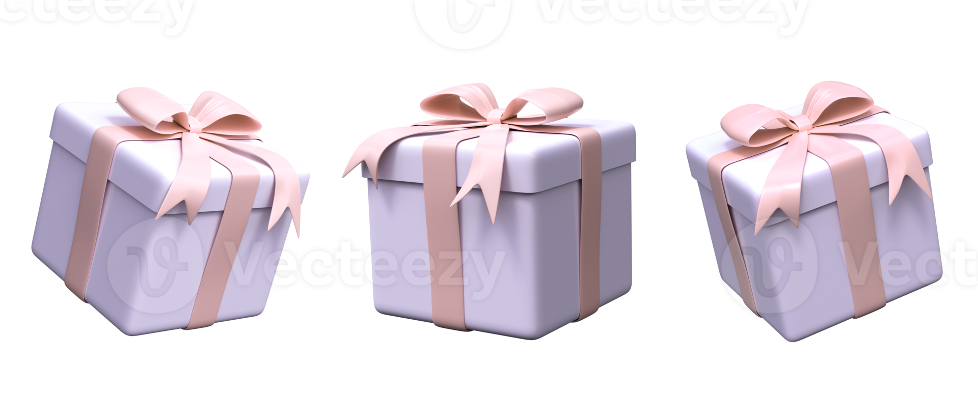 Gift boxes. 3d red gift box png