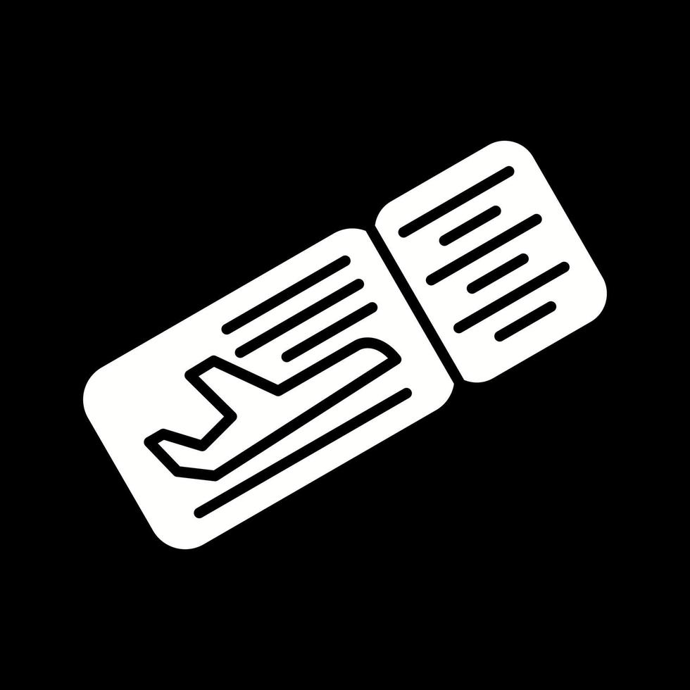 Plane Tickets Vector Icon