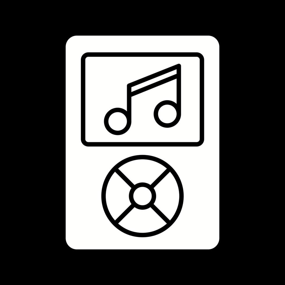 icono de vector de reproductor de música