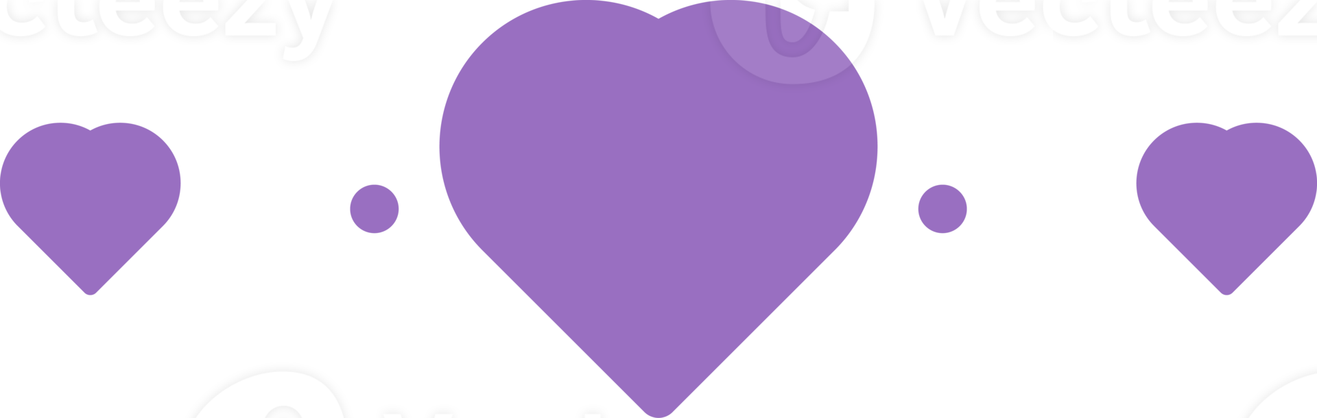 cute little heart shape decoration png