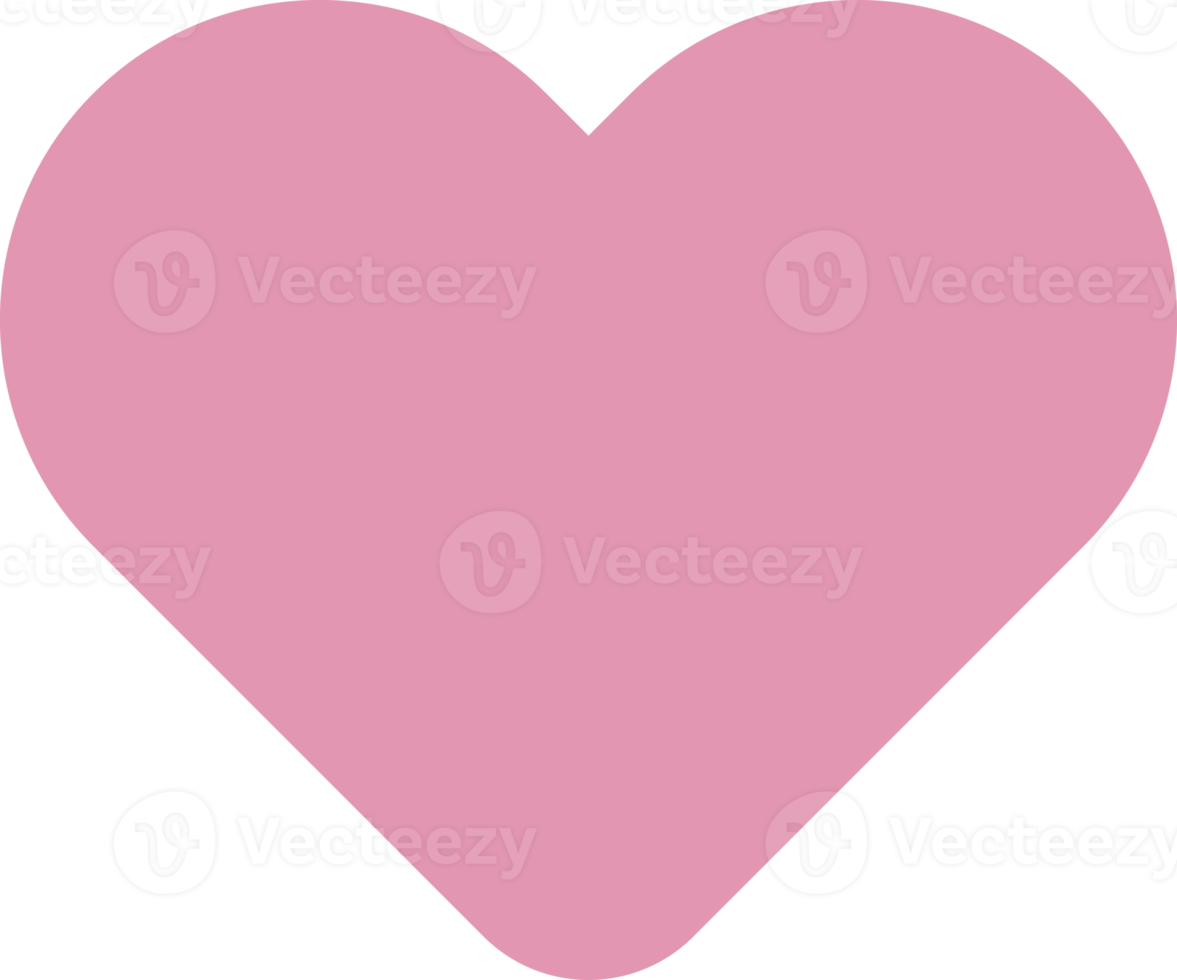 cute little heart shape decoration png