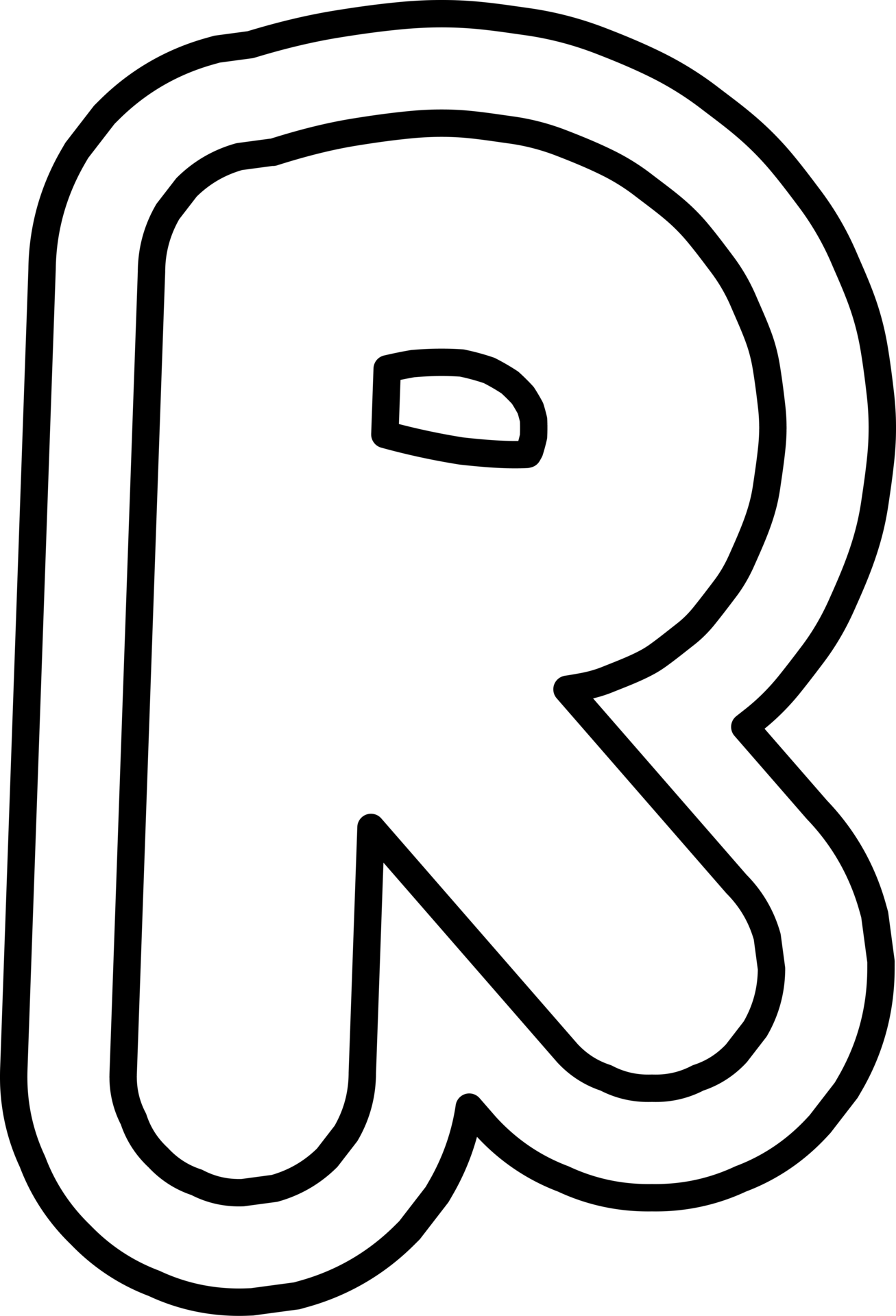 Letter a clipart black and white