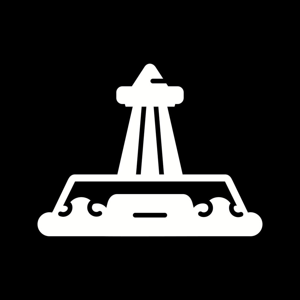 icono de vector de obelisco