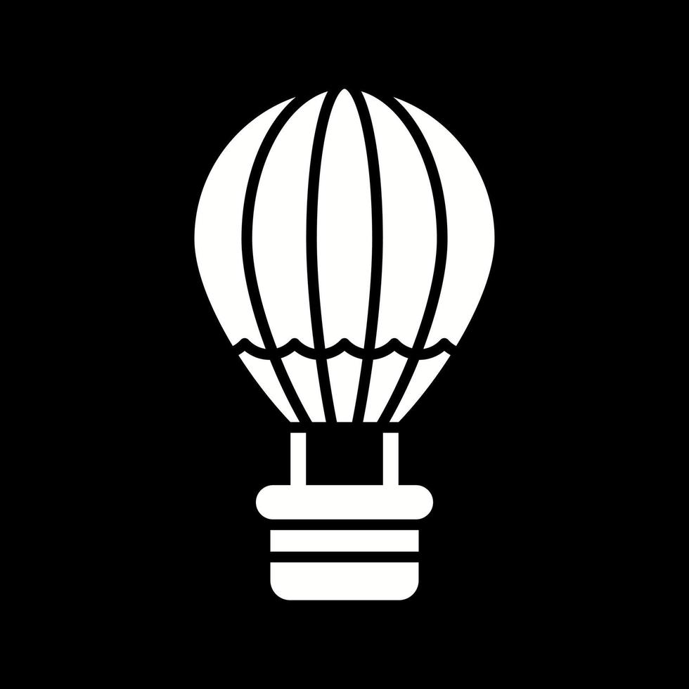 Hot Air Balloon Vector Icon