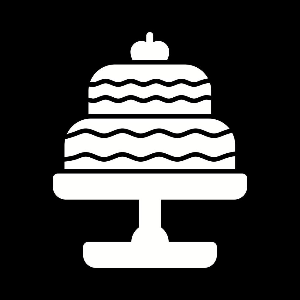icono de vector de pastel