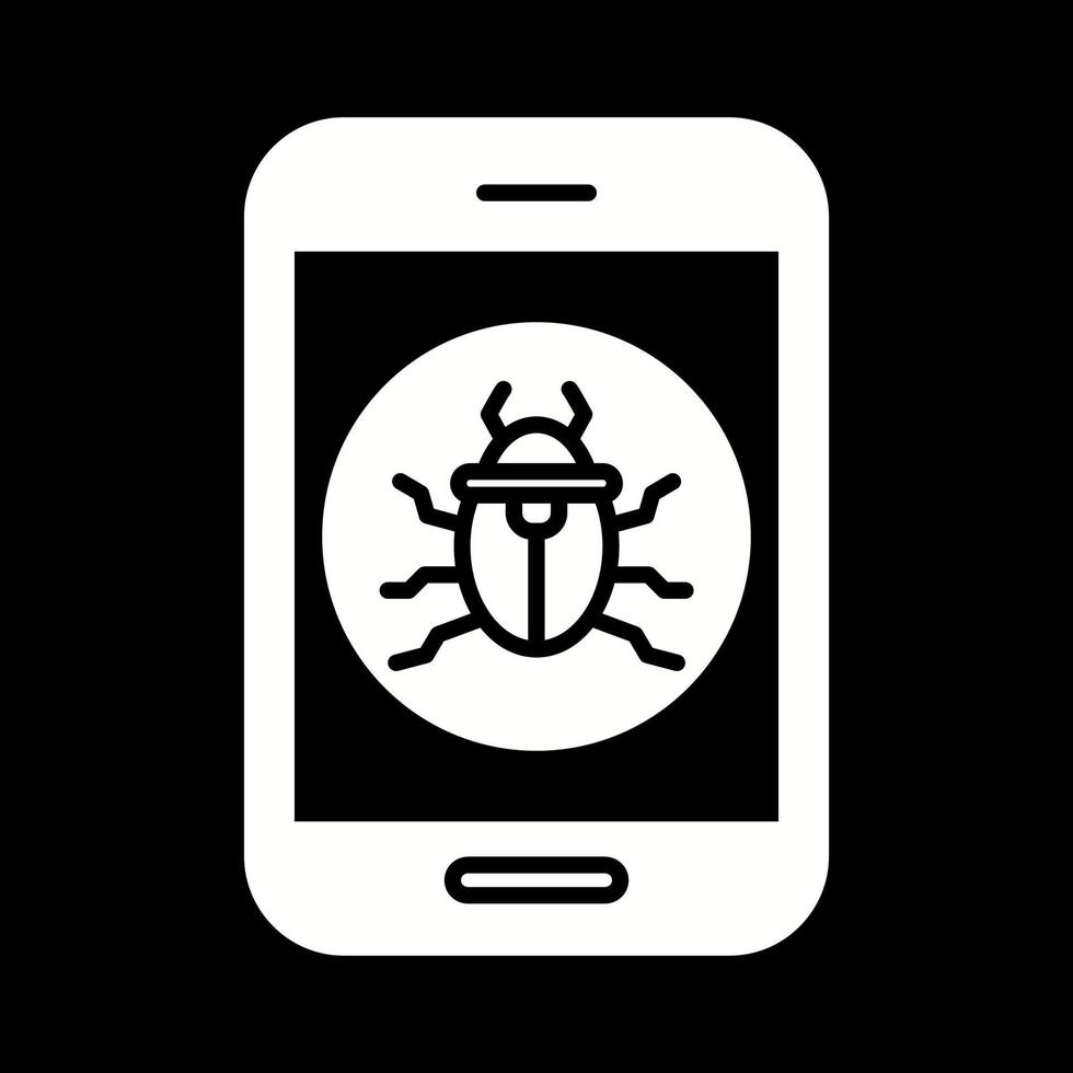 Mobile Virus Vector Icon
