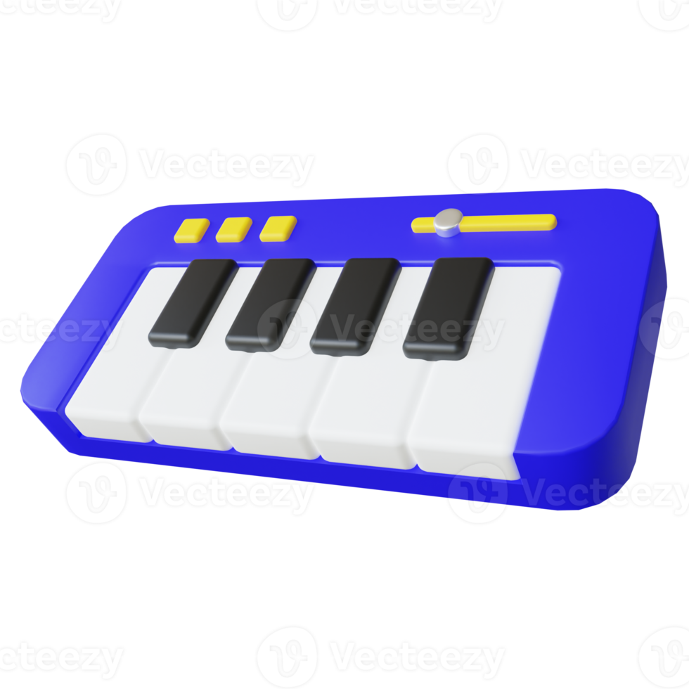 icono de piano 3d png