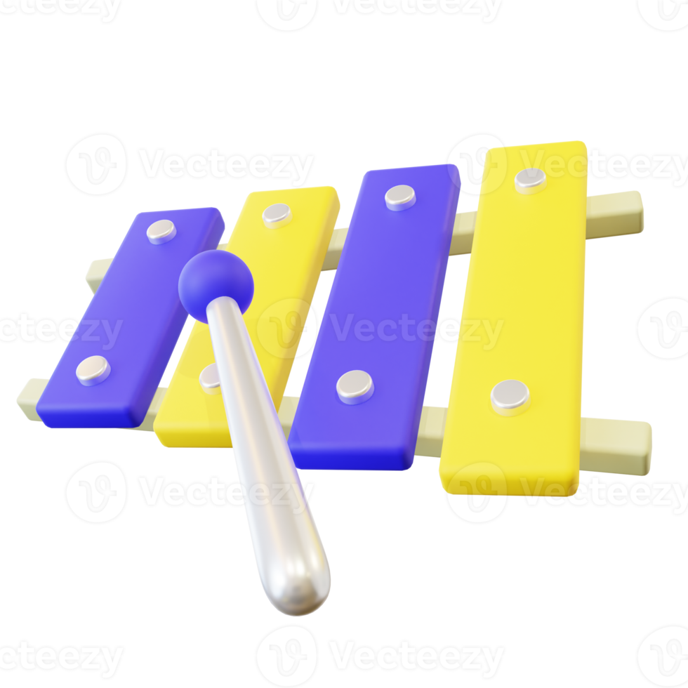 Xylophone 3d Icon 17217724 PNG