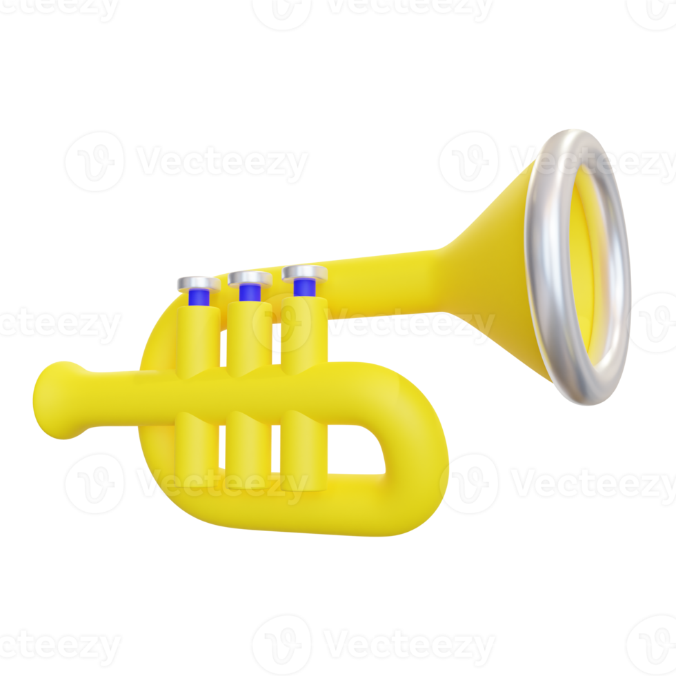 Trumpet 3d Icon png