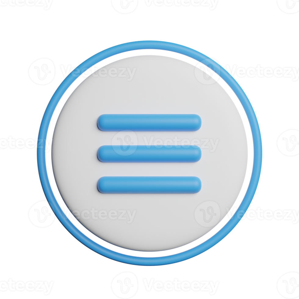 Menu Button Icon Sign png