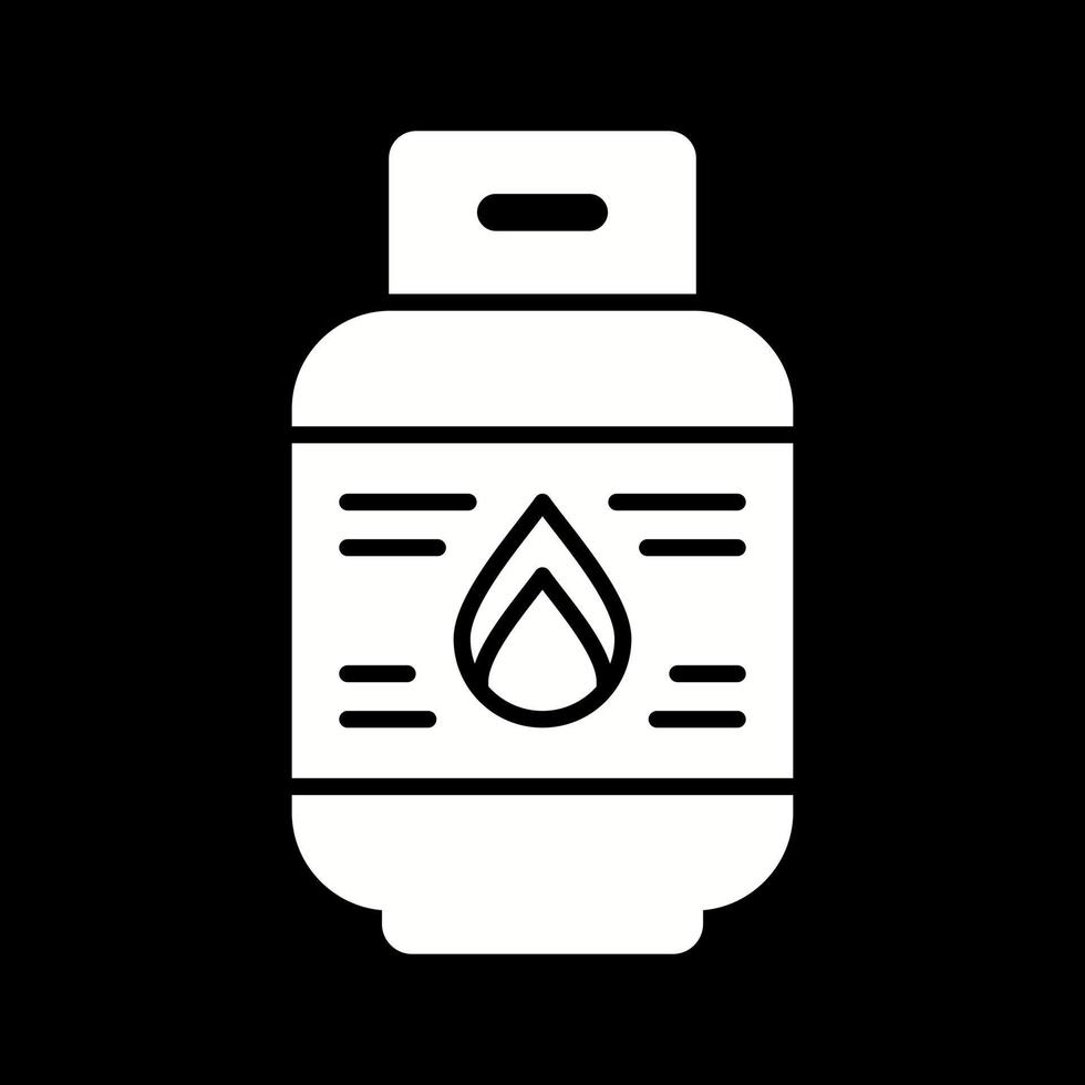 icono de vector de botella de gas