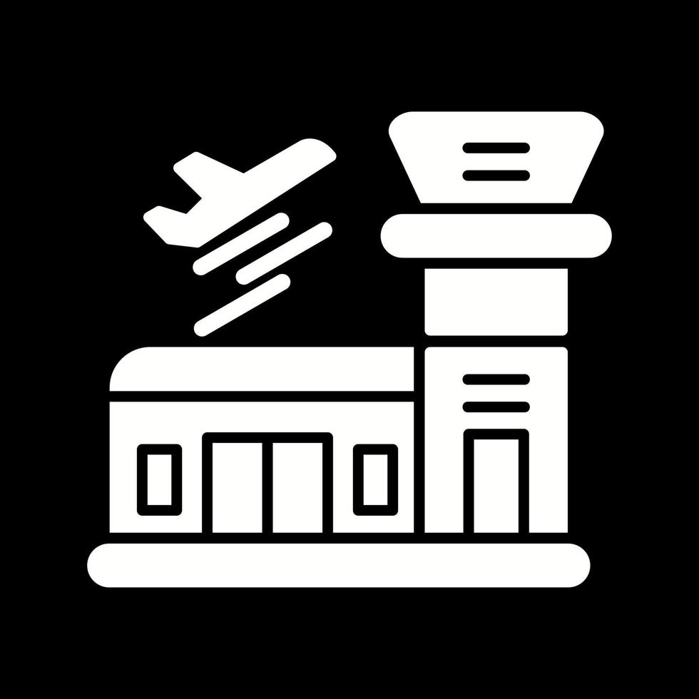 icono de vector de aeropuerto