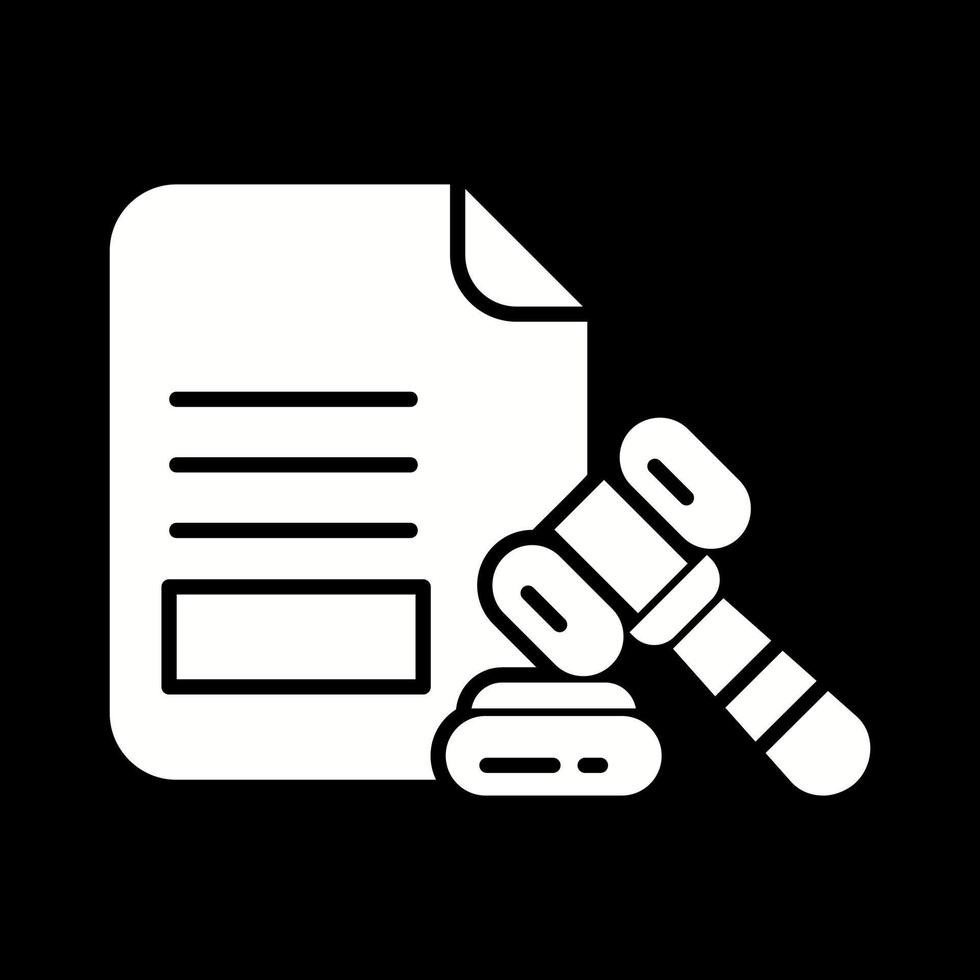 Legal Paper Vector Icon