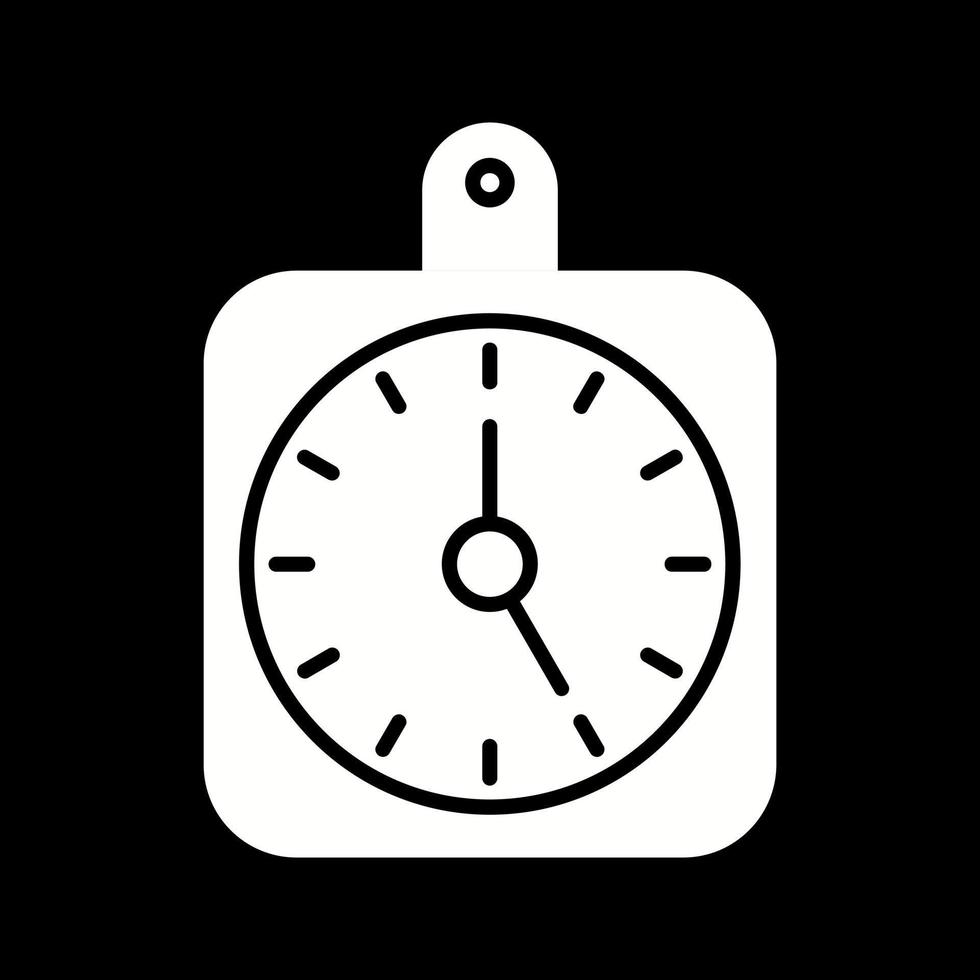 icono de vector de reloj de pared