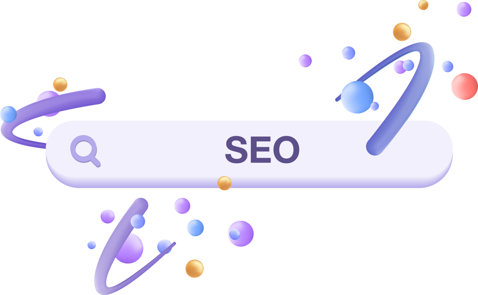 3d seo optimalisatie met browser voor afzet sociaal media concept. koppel voor web analytics strategie en Onderzoek schaven in achtergrond. 3d diagram seo strategie vector icoon geven illustratie png