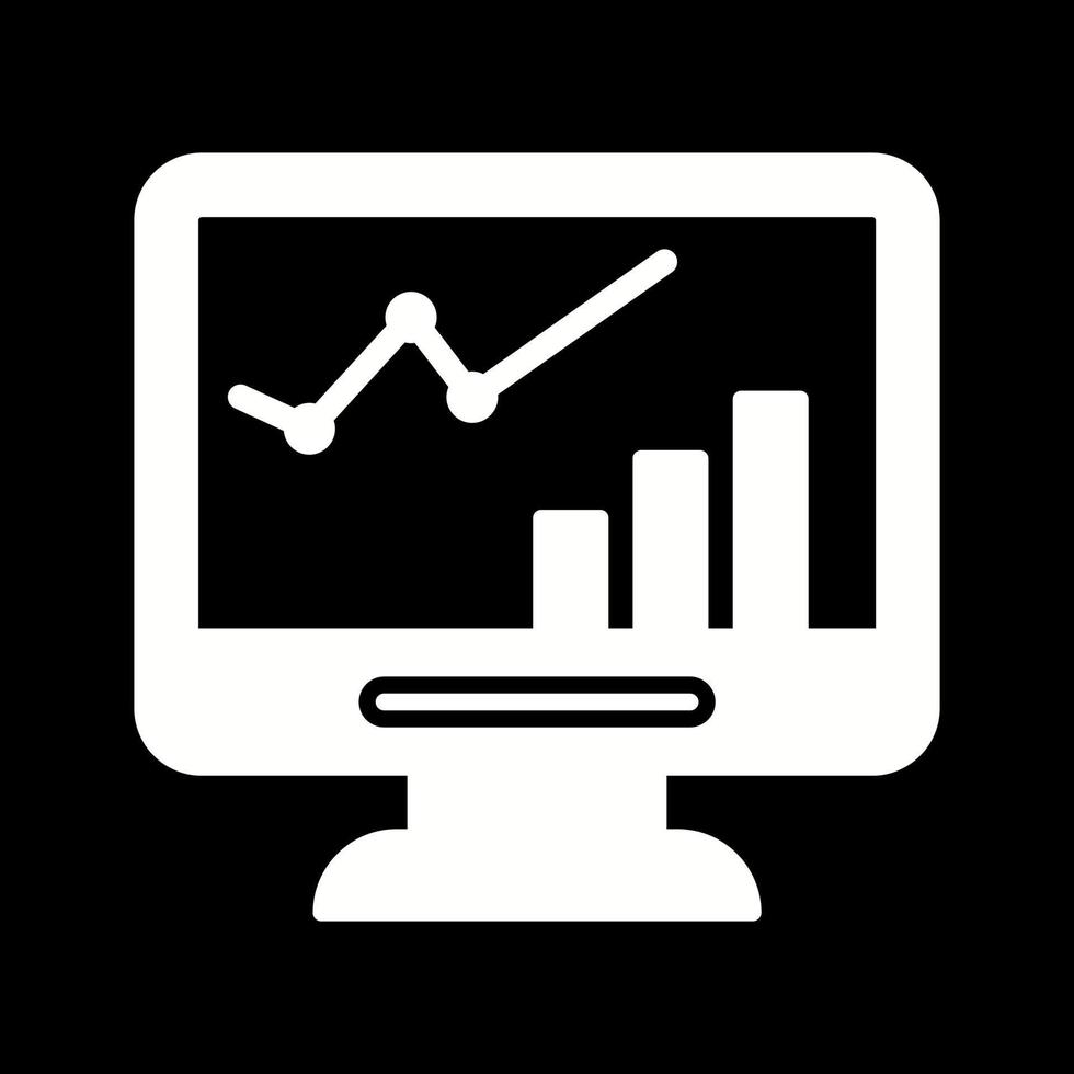 Lcd Growth Vector Icon