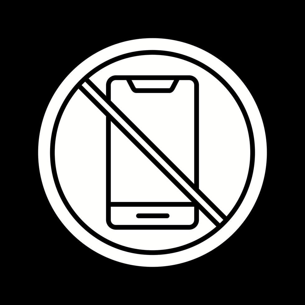 No Cell Phone Vector Icon 17219260 Vector Art at Vecteezy