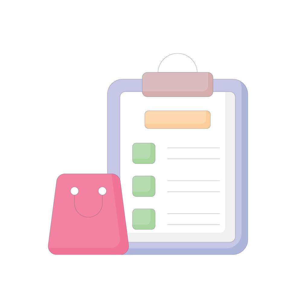 checklist Vector Icon Without Background Style Illustration. EPS 10 File