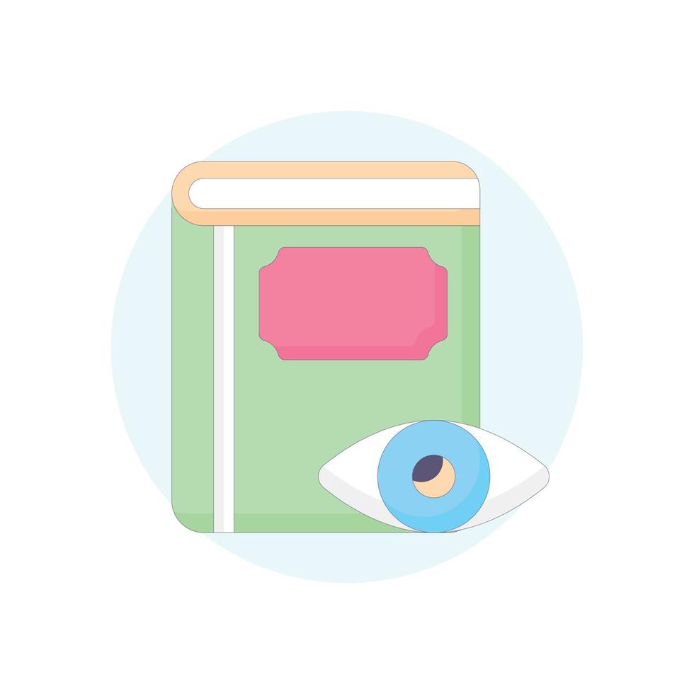 Law Book vector With Background icon style illustration. EPS 10 file