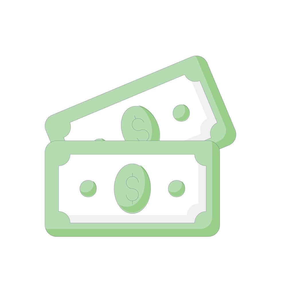 Money Vector Icon Without Background Style Illustration. EPS 10 File