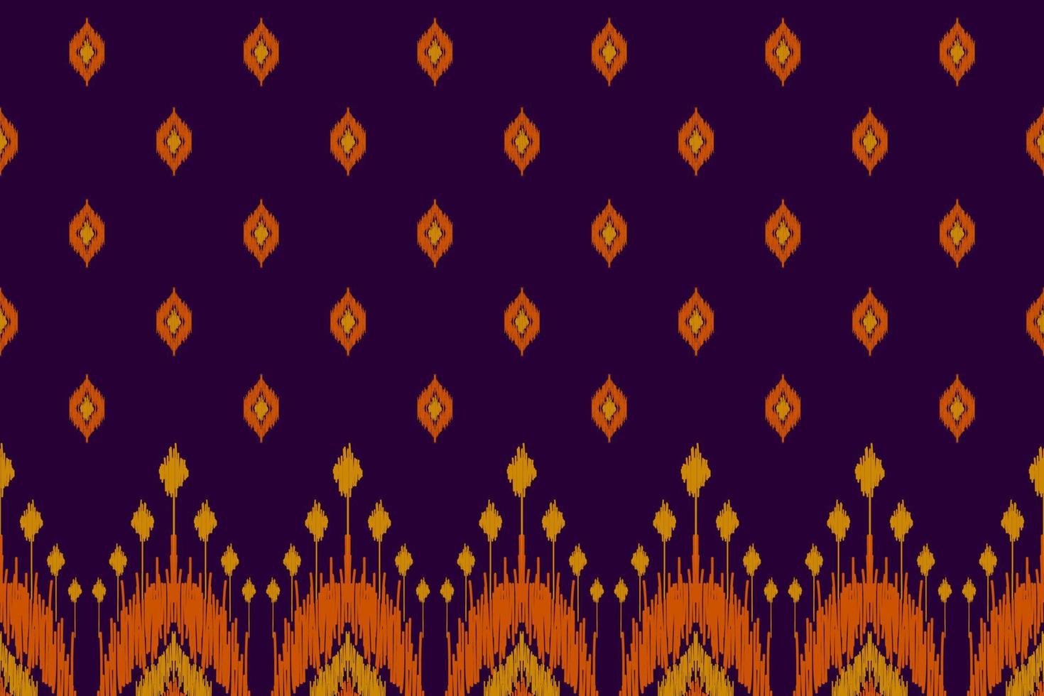 Beautiful ethnic tribal pattern art. Ethnic ikat seamless pattern. American and Mexican style. vector