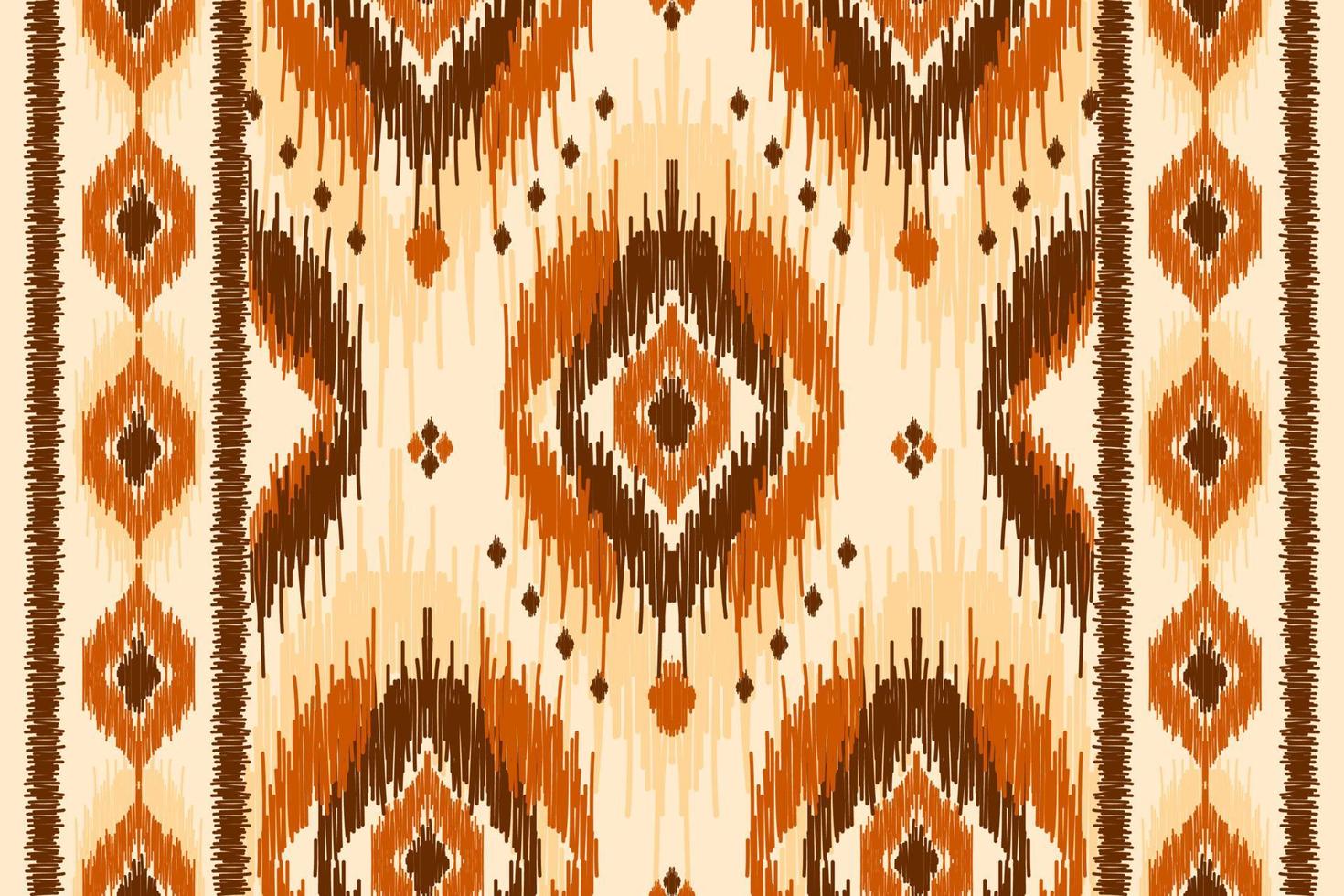 Abstract ethnic ikat art. Seamless pattern in tribal. Aztec geometric ornament print. vector