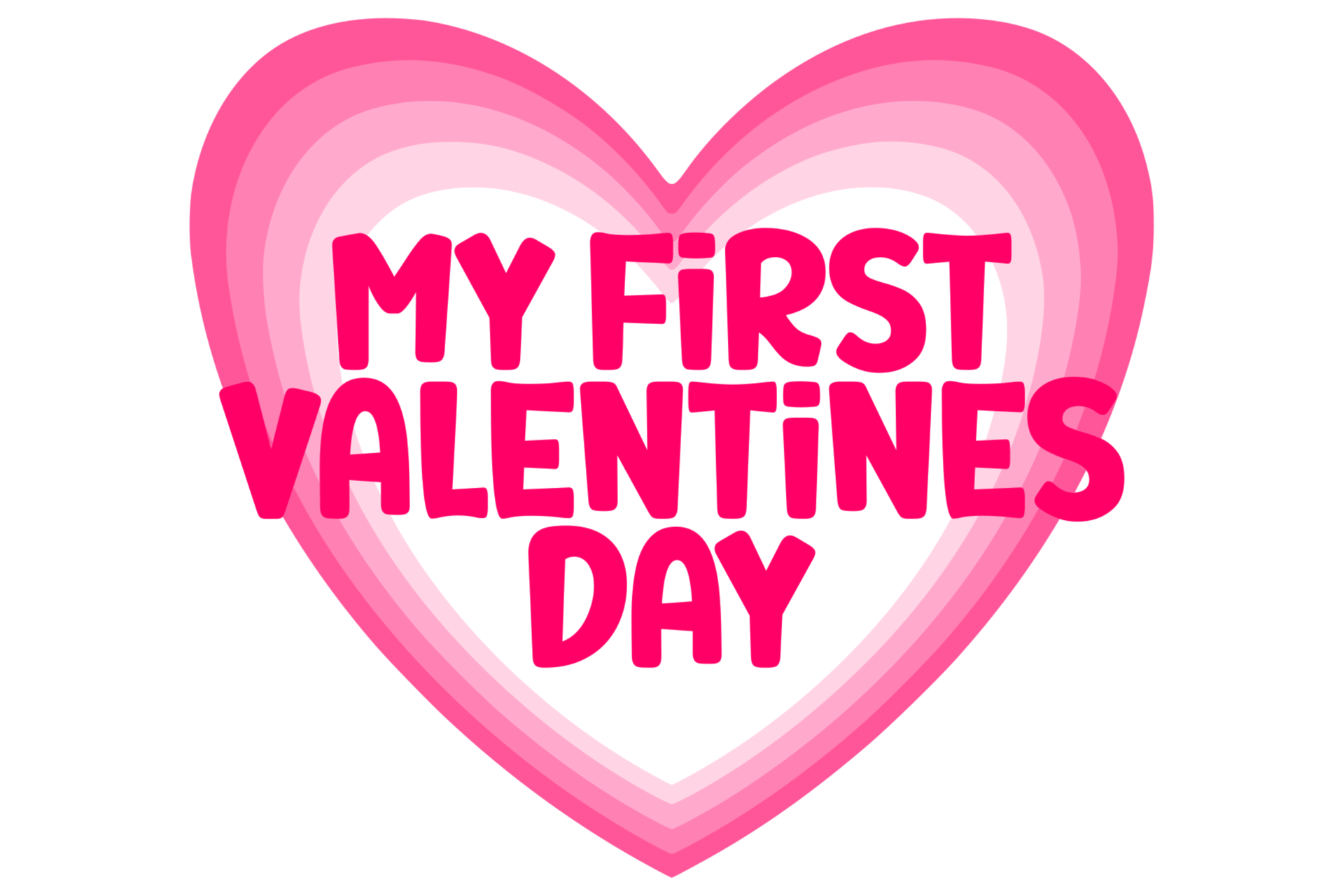 Free My First Valentines Day 17219674 PNG With Transparent Background