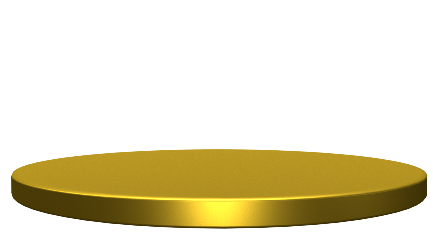 guld podium mockup för produktvisning png