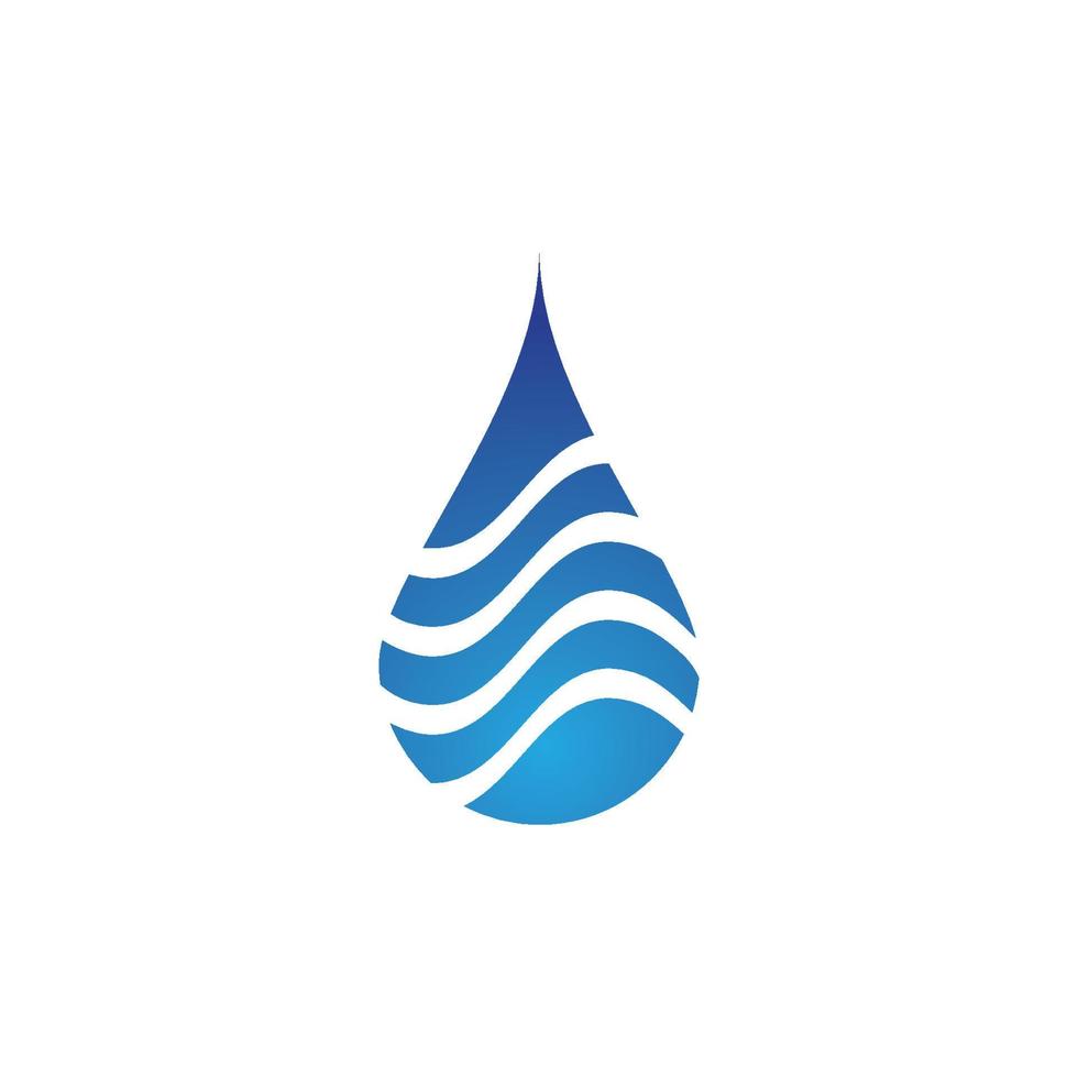 plantilla de logotipo de gota de agua vector