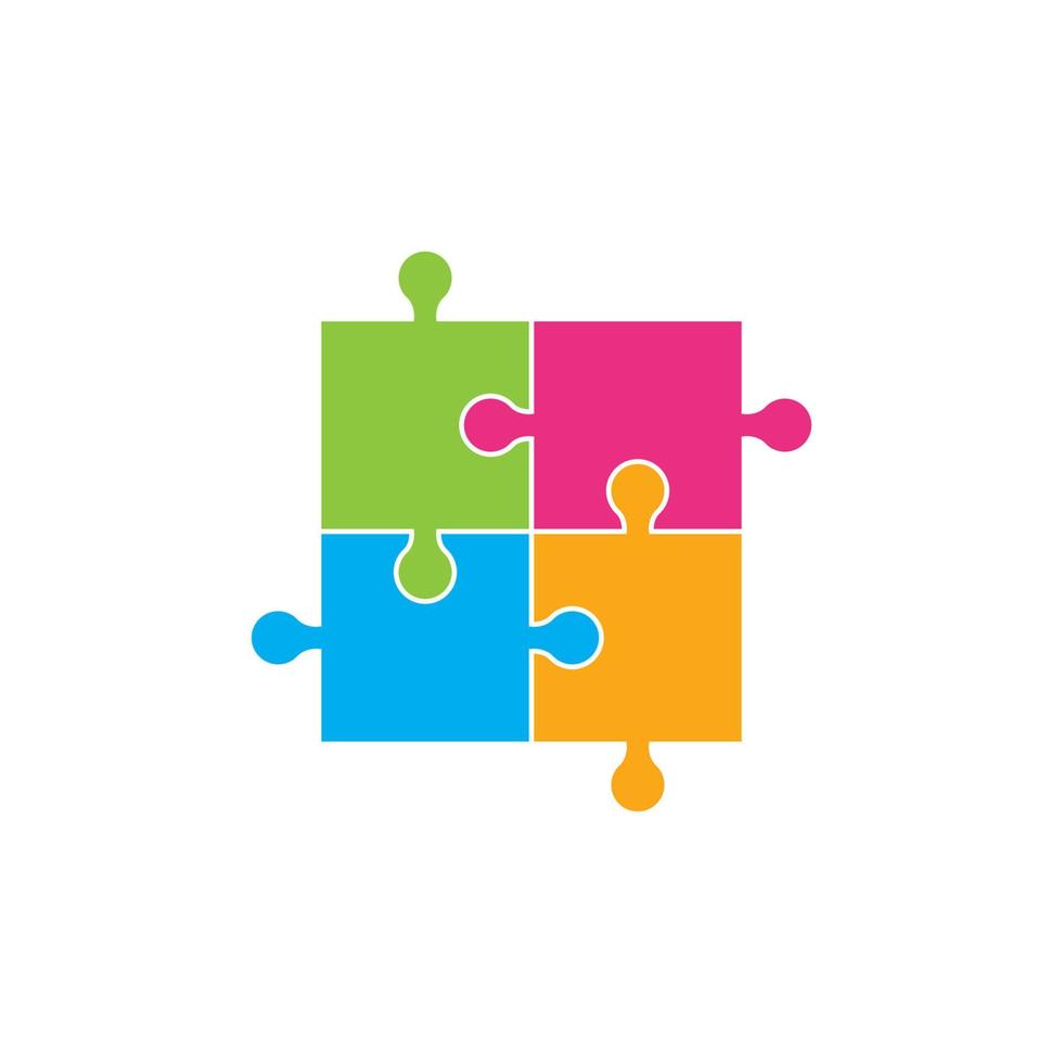 Puzzle Vector Illustration design