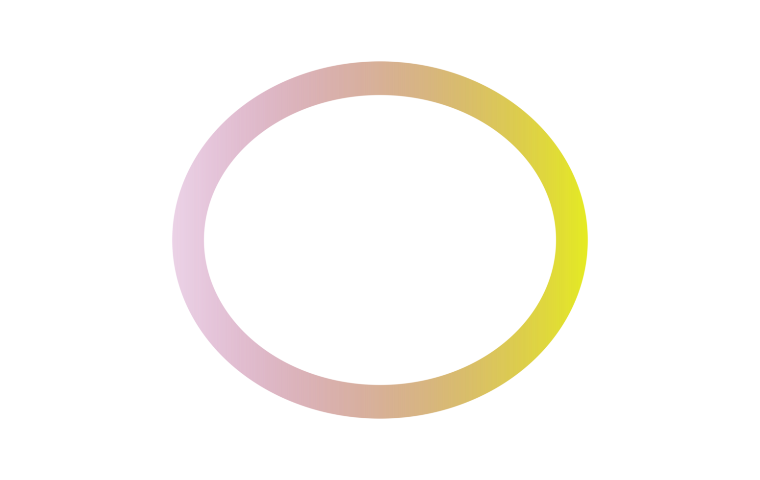 cercle esthétique avec couleur de gradation pour la décoration d'ornement png