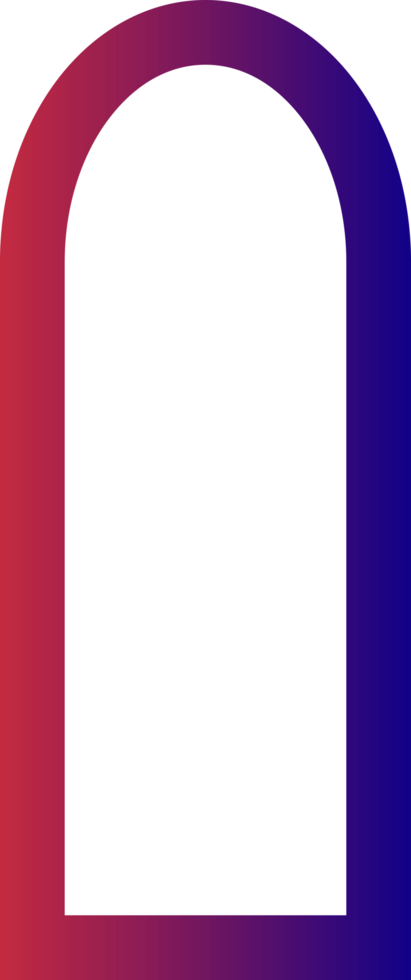 Aesthetic simple line shape with gradation for ornament gradation png