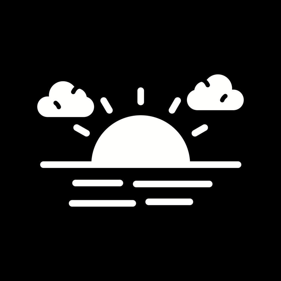 Sunset Vector Icon