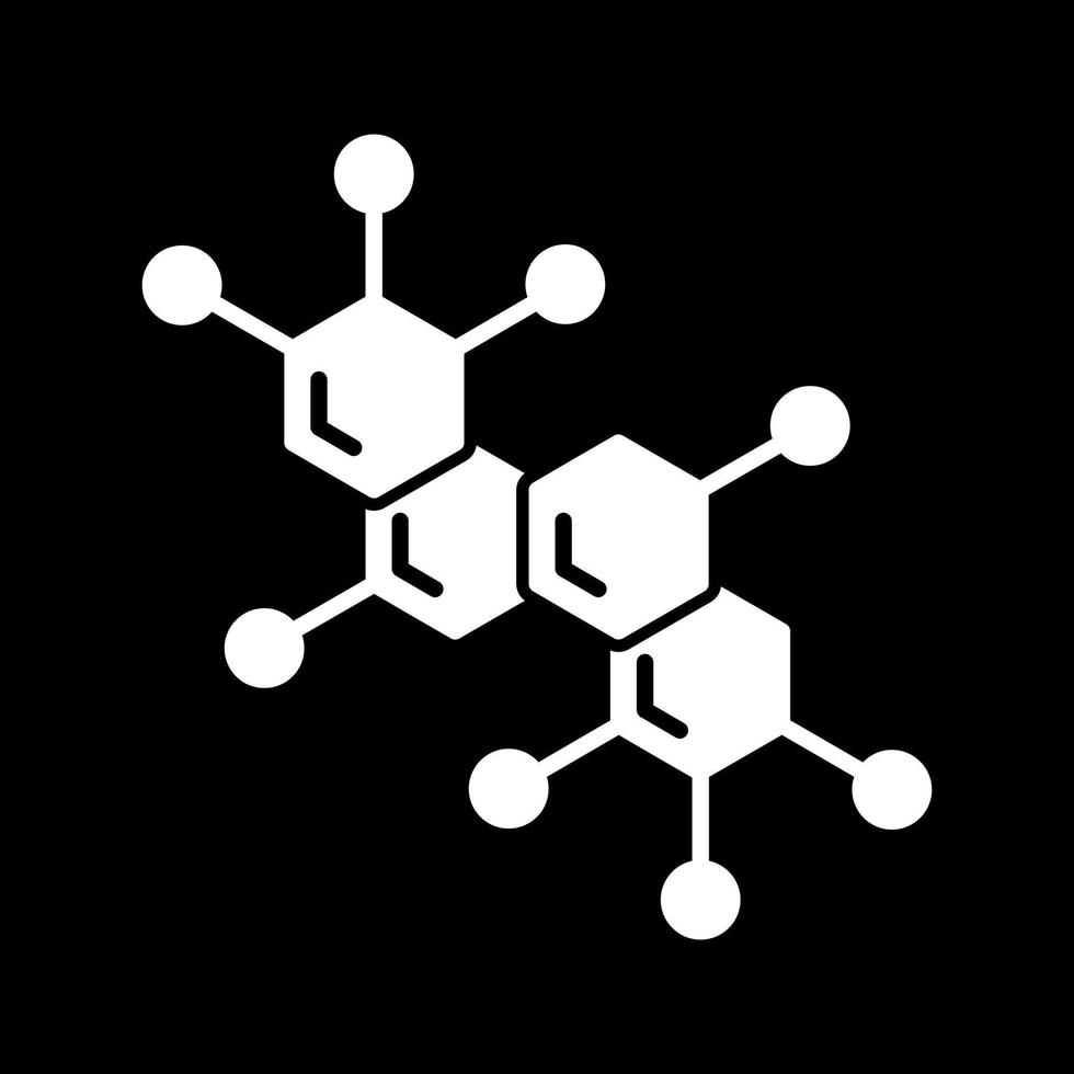 icono de vector de molécula