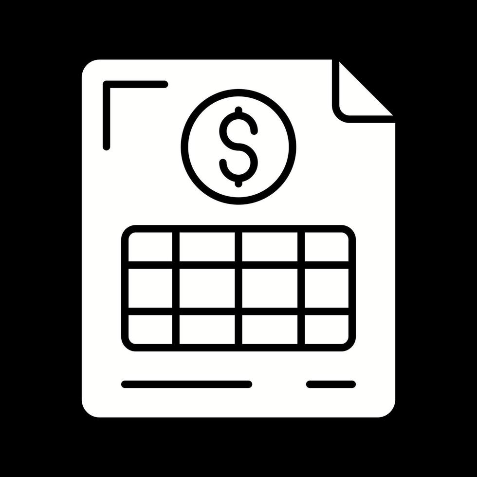 Invoice Vector Icon